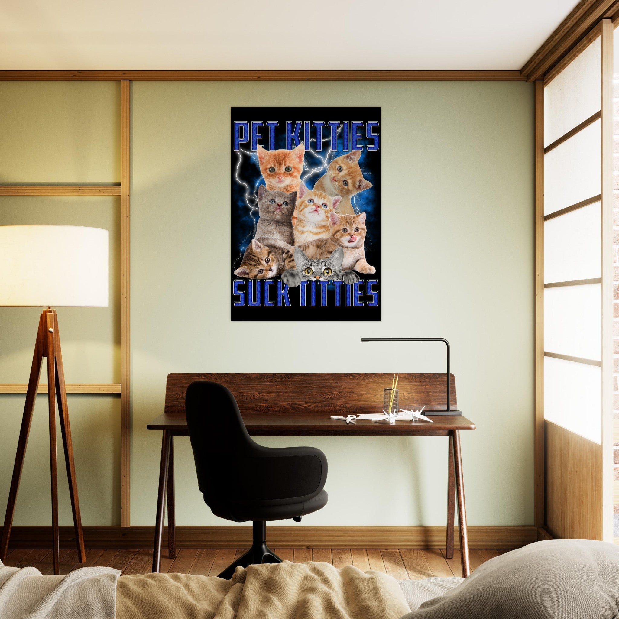 Pet Kitties Suck Titties - Plakat